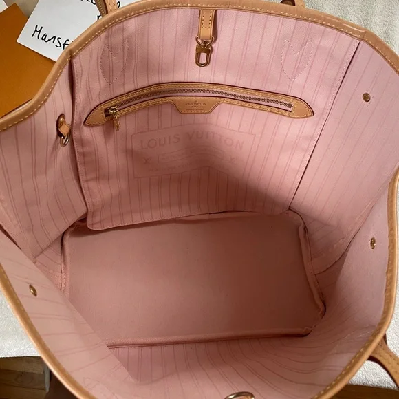 ❤️SOLD❤️ Louis Vuitton Neverfull MM in Damier Azur - Picture 9 of 10